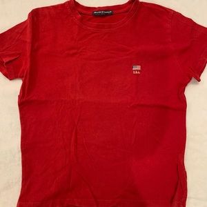 red t-shirt